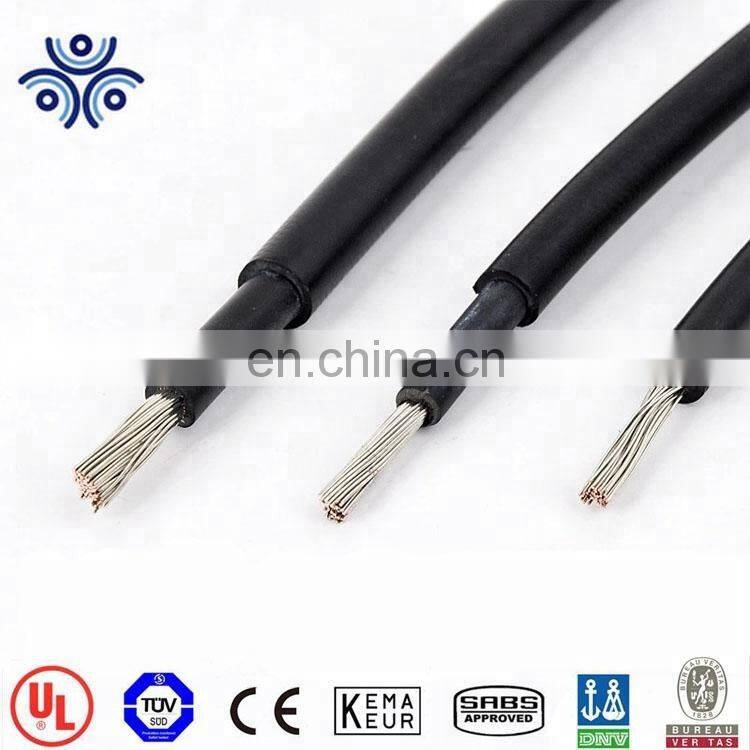 Solar power system Application and XLPE Jacket PV cable 1x6mm2 with TUV certificate