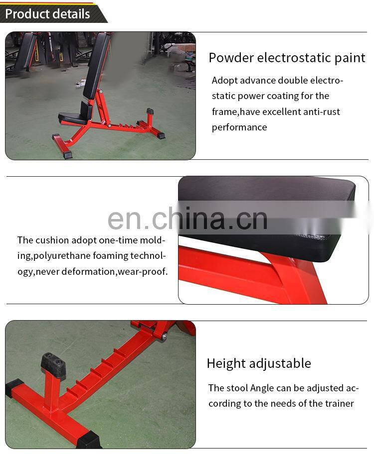 gym equipment commercial adjustable bench