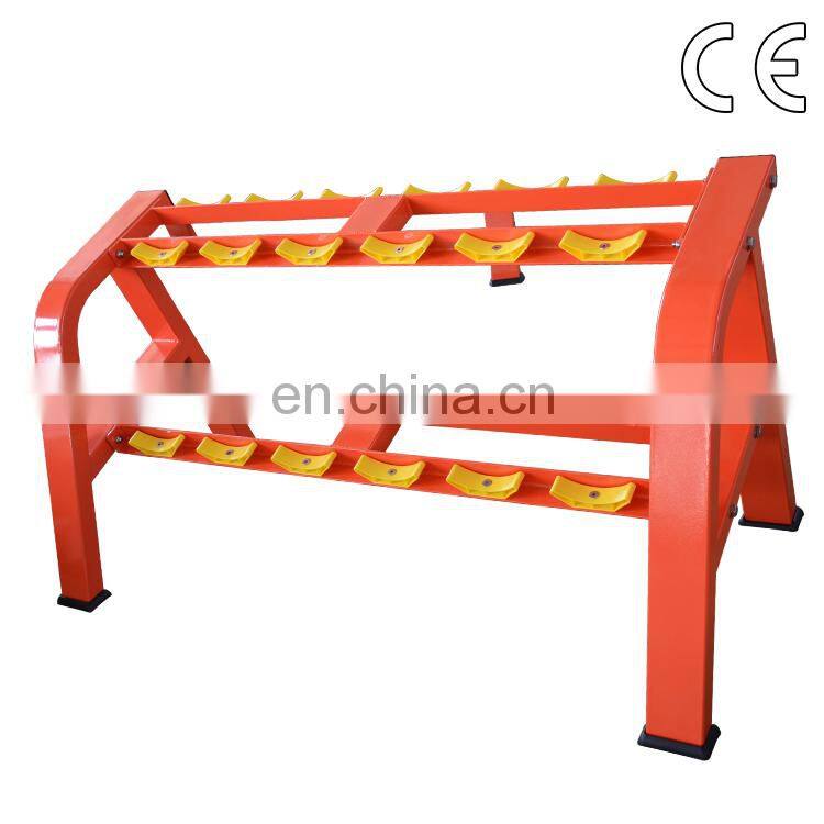 commerical fitness equipment gym machine dumbbell rack