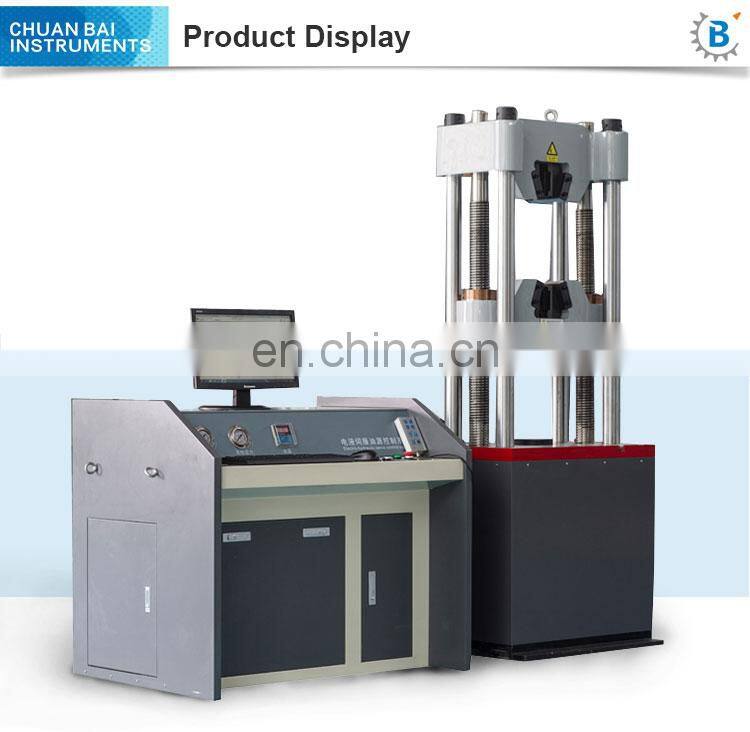 100 tons steel bar tensile strength testing machine servo hydraulic universal testing machine