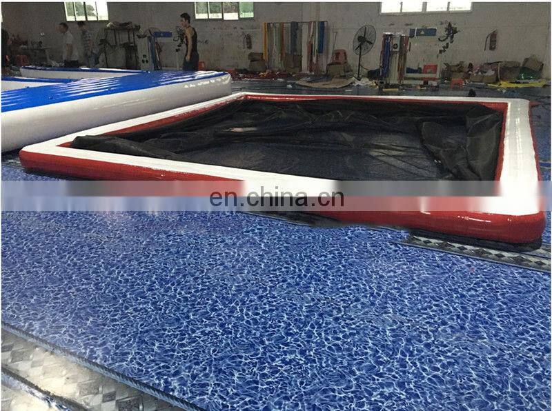 High quality inflatable swimming pool for adult and kinds/inflatable swimming sea pool with net for sale