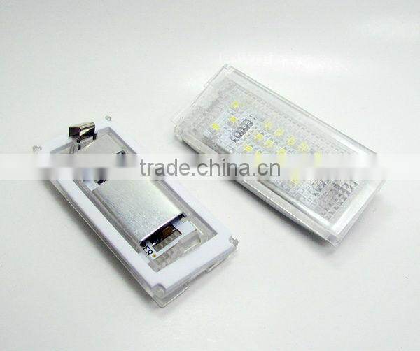 Xenon White Error Free 18-SMD License Plate Lights Lamp Bulbs for Mini Cooper