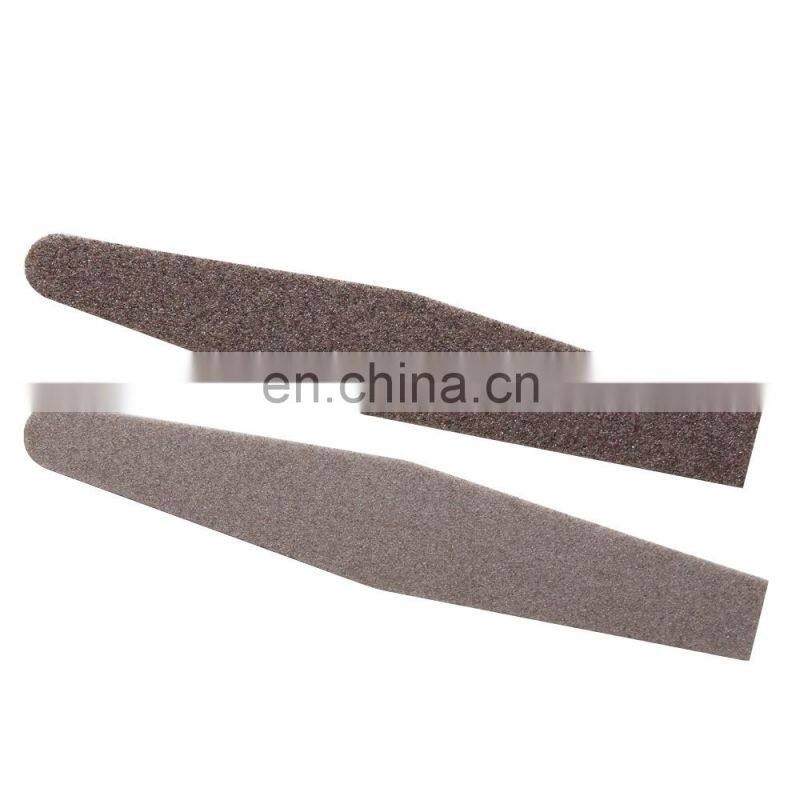Professional Round abrasive Sponge Custom Printed 80 100 120 150 180 240 grit finger Zebra nail file Japan with logo