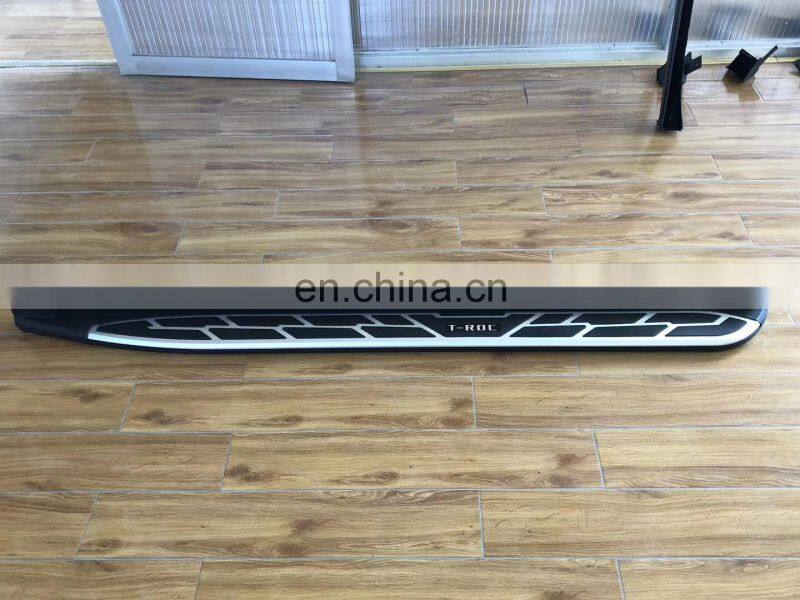 car accessories auto parts side step aluminium alloy running board for T-ROC