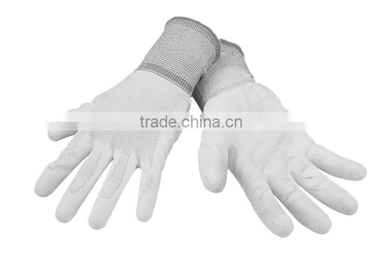 100% nitrile nylon safety work gloves LG064