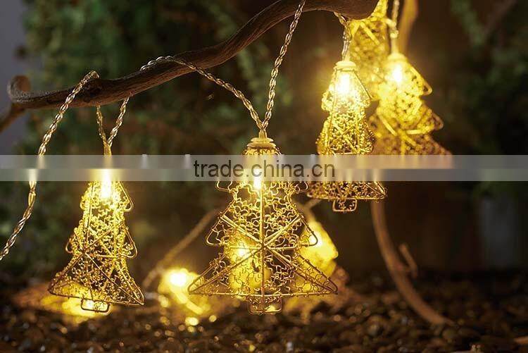 LED Fairy Lights Golden Mesh Teardrop Christmas String Lights Ideal for Wedding, Christmas, Patio, Lawn, Path Party String light