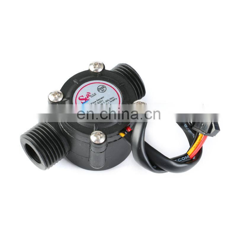 YF-S201 1-30L/min 3Y Water Flow Sensor Flowmeter Hall Flow Sensor Water Control 1/2" 2.0MPa