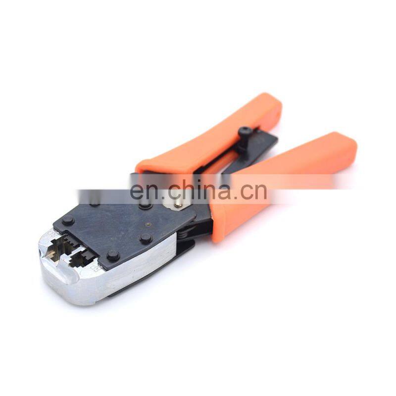 MT-8105R RJ45 RJ12 RJ11 8P 6P 6P LAN Ethernet Phone Network Cable Crimper Tool + Ratchet