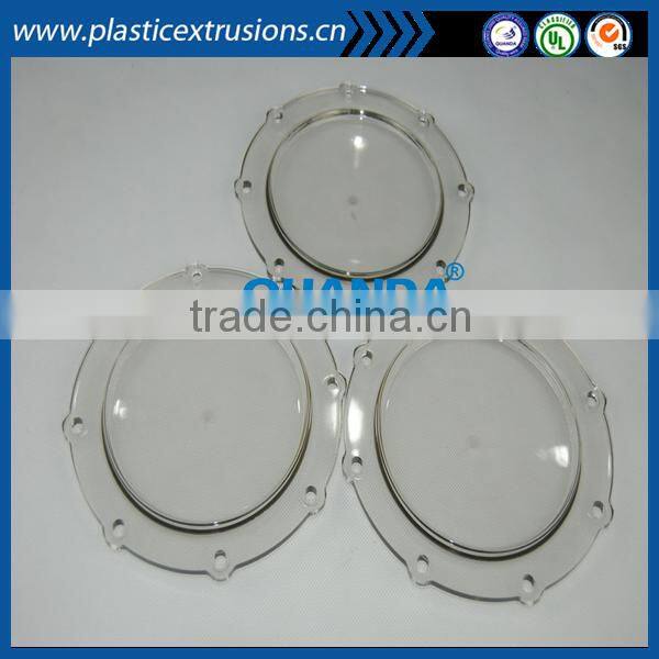 Russia Clear/transparent round /square PC plastic cover