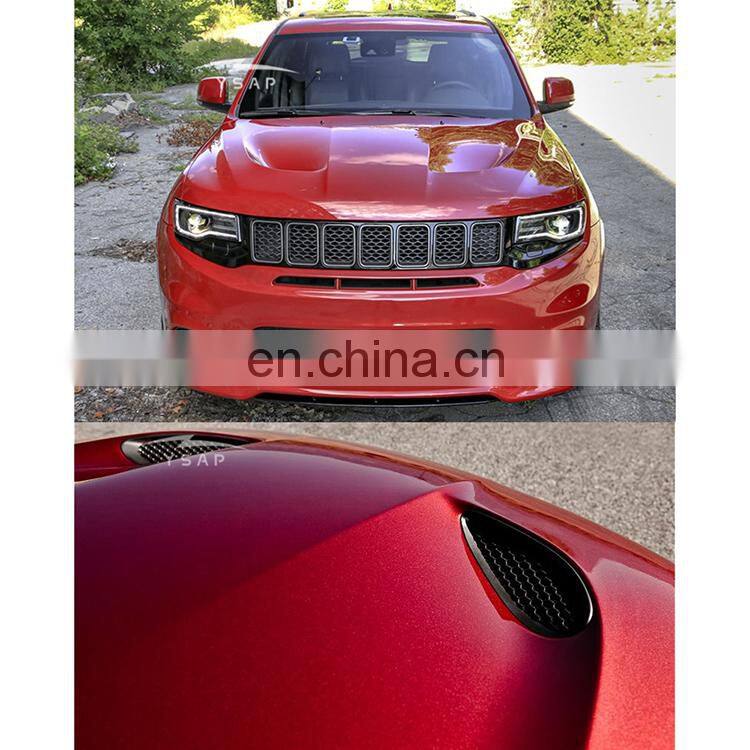 Hot sale auto parts SRT style engine cover for Grand Cherokee aluminum engine hood bonnet