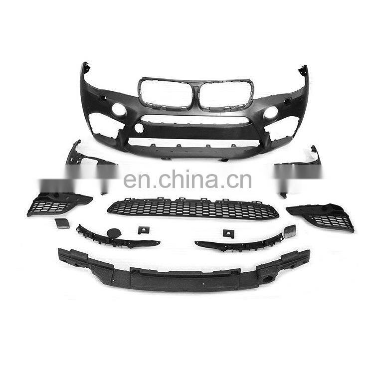 Runde For Bmw X6 M Style Car Bumpers Body Kit M Sport Type PP Material Body Kit