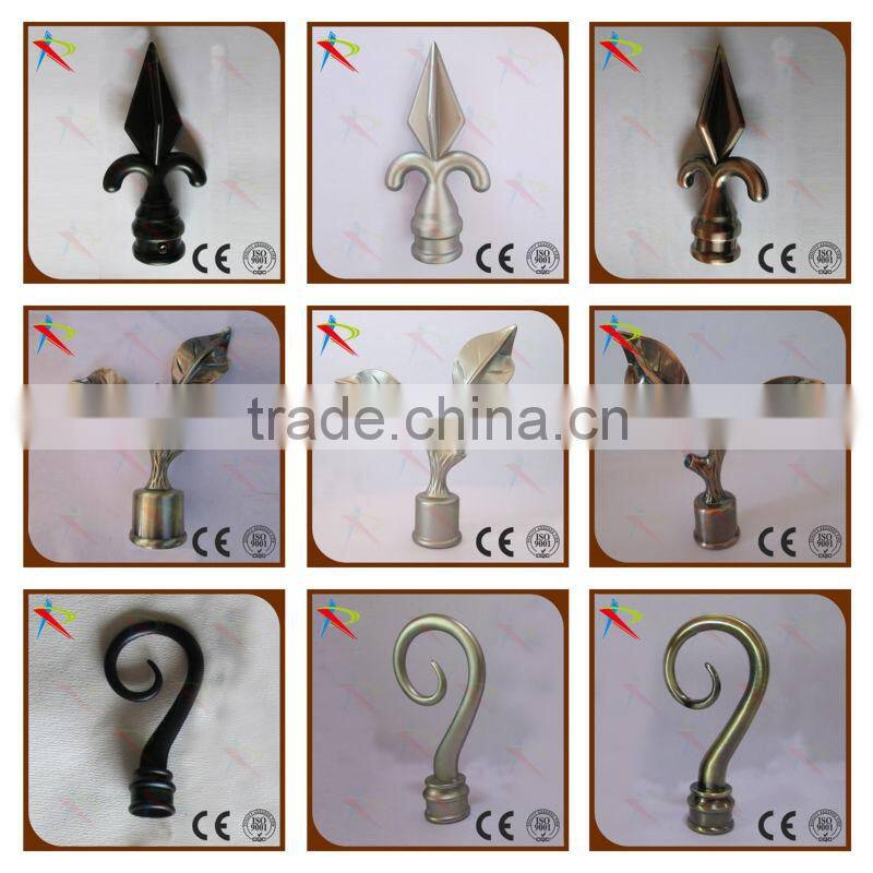 Leaf series of design curtain rod&finial