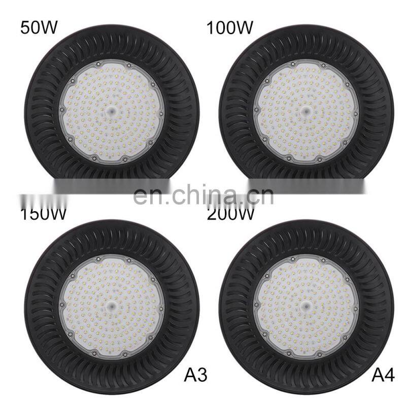 Wholesale high quality lamps products warehouse industrial 50w 100w 150w 200w outdoor led highbay light