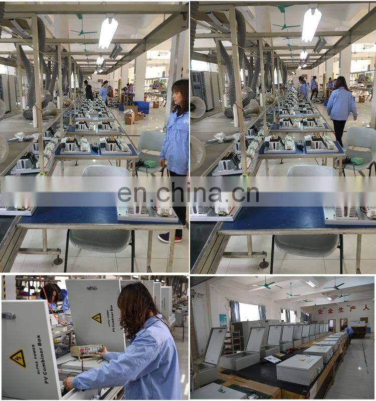 IP65 Cold pressed steel PV Array 4ways~52ways Dc junction box PV combiner box