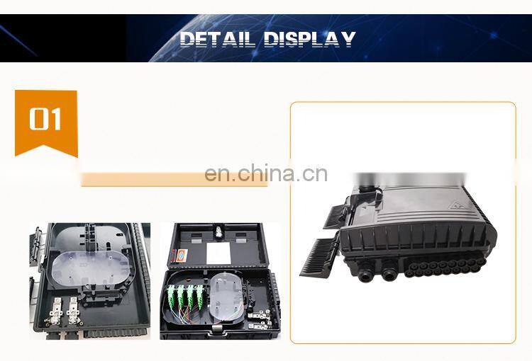 16 ports black red white FTTH joint box fiber optic cables machine distribution box FTTH Box