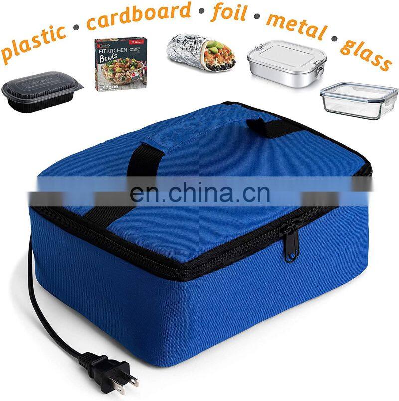 Portable 12V Heating Lunch Bag Portable Food Box for Food Warming With DC Adapter