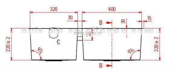 Undermount Double Bowl Kitchen Sink-SUS 200A