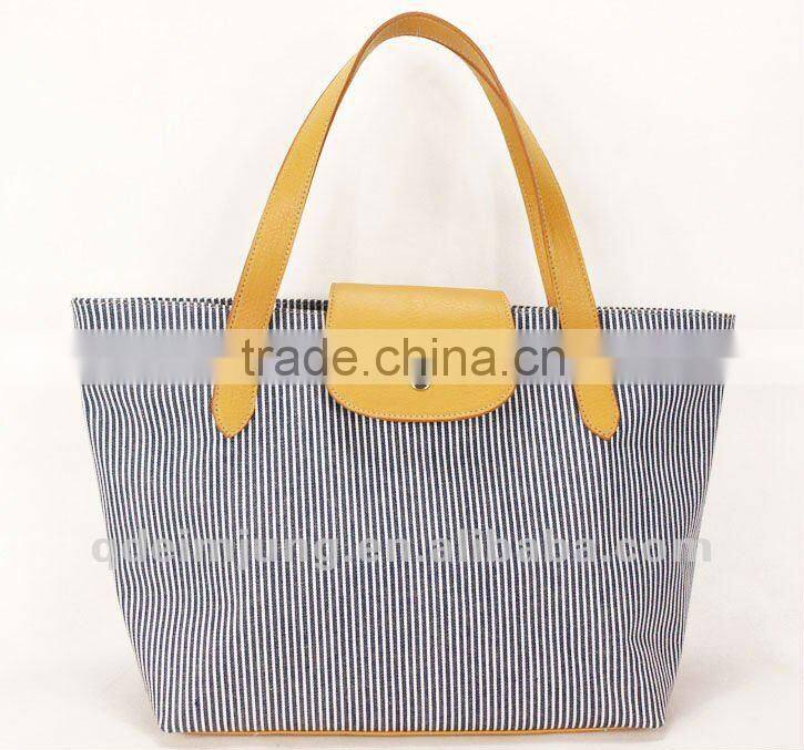 newest style canvas handbags professional women