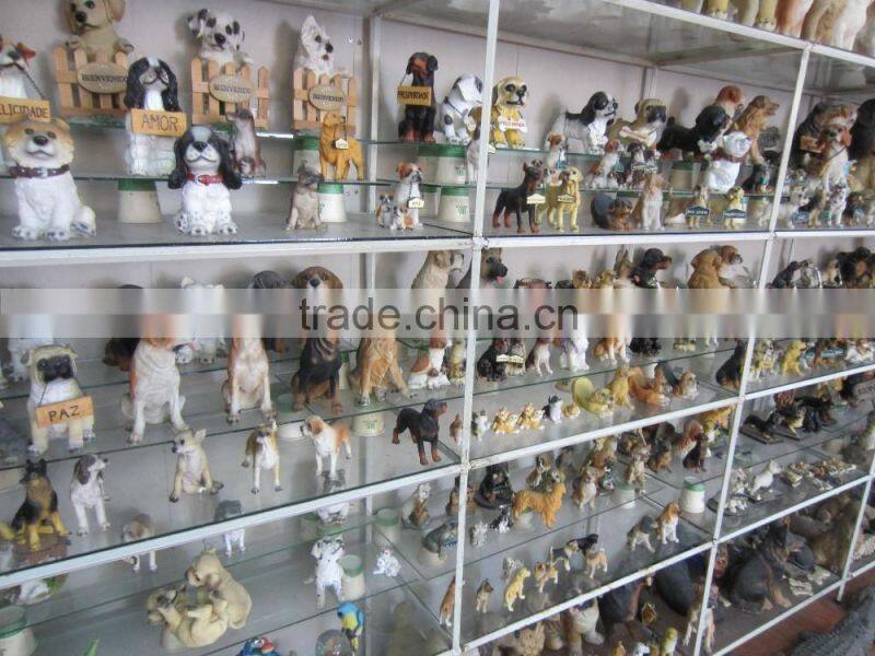 Resin dogs art indoor flower pot