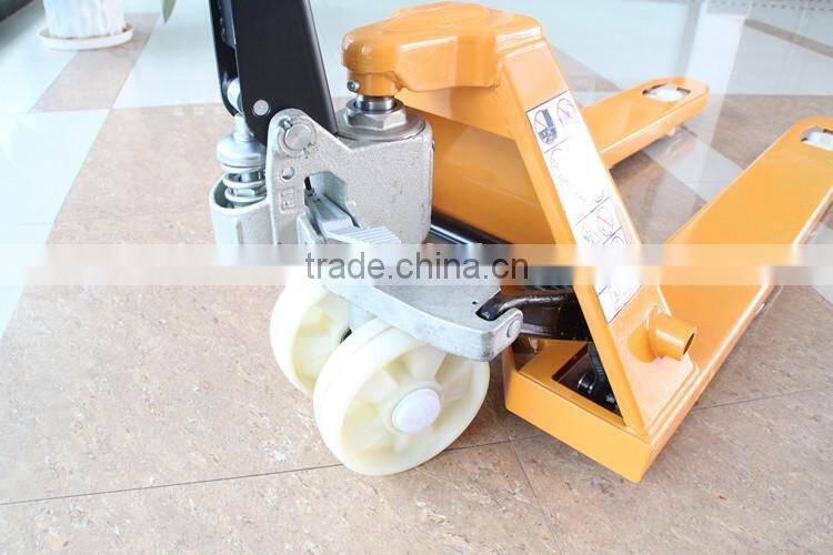 3ton Hydraulic Pallet Truck Trolley with big pump