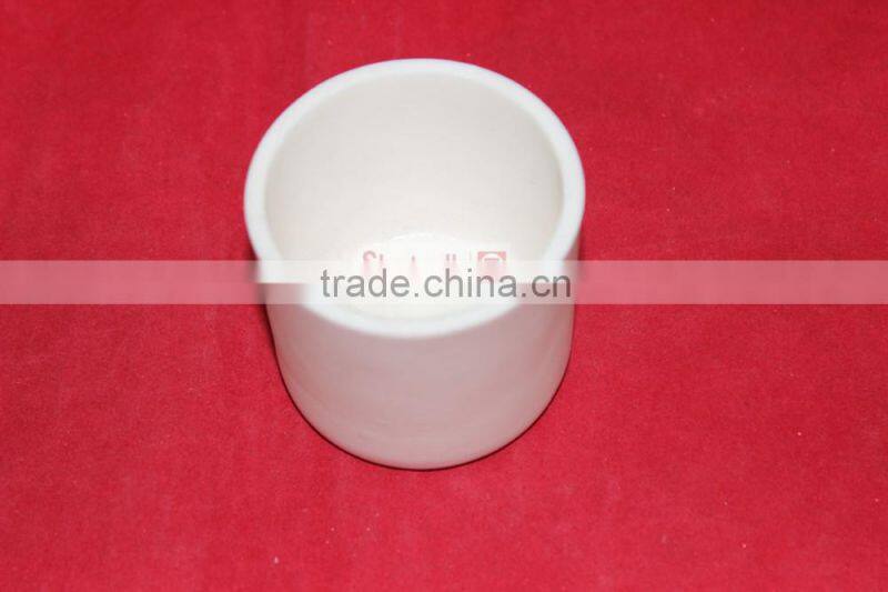 Hot sale white alumina crucible for idustrial use