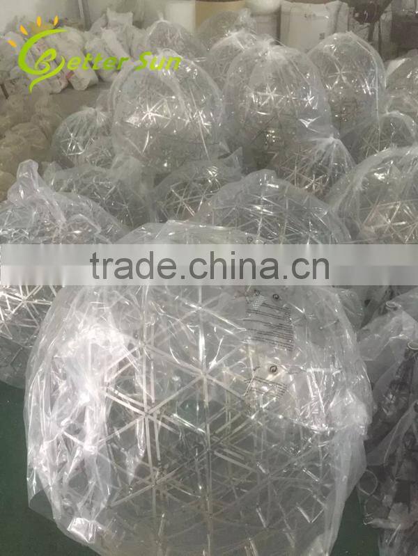 Modern Stainless Stell Pendant Spart Ball Chandeliers Chrom LED Pendant light