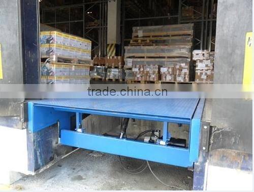 stationary hydraulic container loading ramp dock leveler/ramp