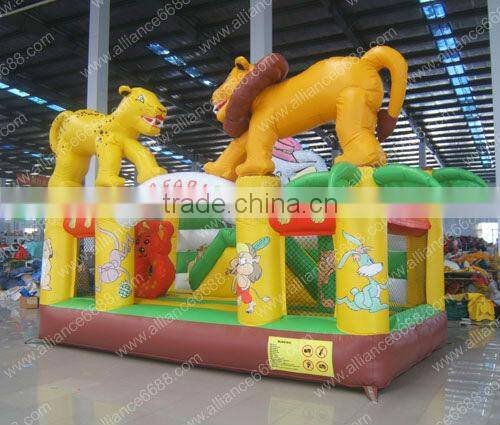 factory make bouncy castle Safari bounce 5x3m