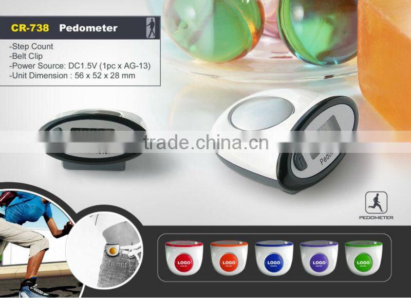 2013 NEW Mini Pedometer steps counter with stop watch DP-738