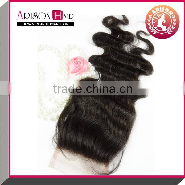 good reputation hair closure in body wave first class hair lace closure