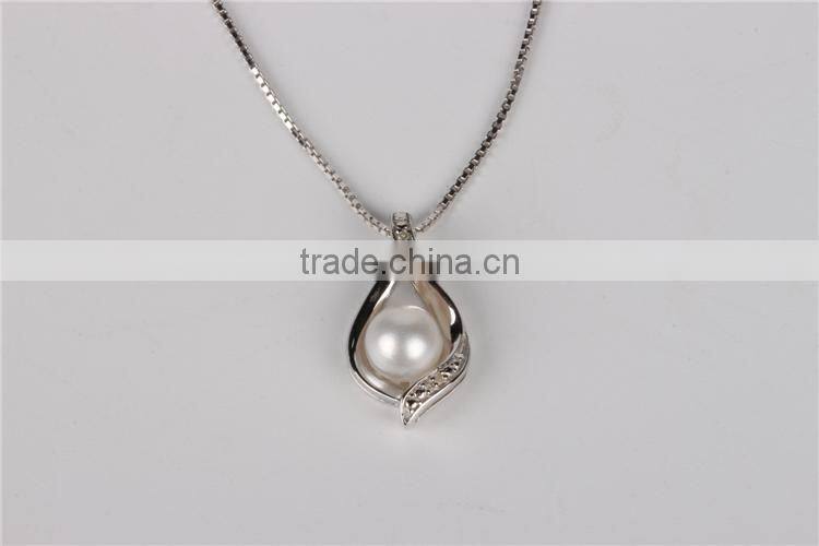 Christmas present fashion pearl silver jewelry