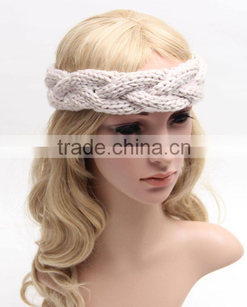 Wholesale Good Quality Fashion Trendy Lady Women's LOGO Custom Headband