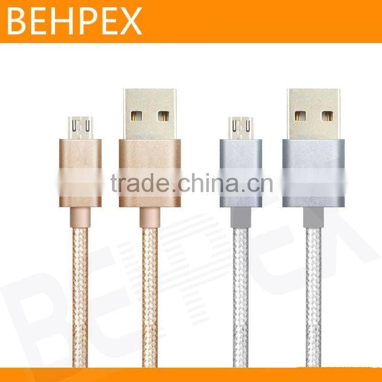 Colorrful Braid Magnetic Micro B USB Cable