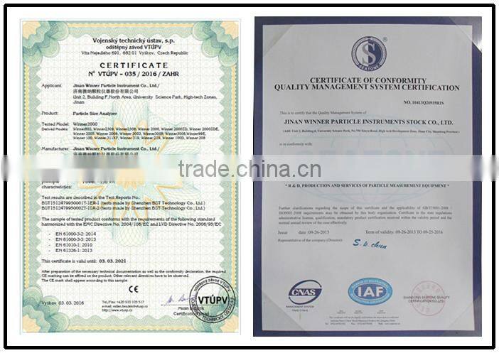 Winner319A Water droplet laser diffraction Particle size Analyzer