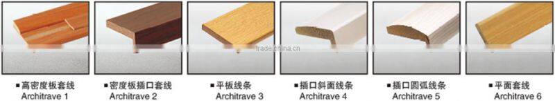 Latest Design Wooden Door PVC Door Coated MDF Panel