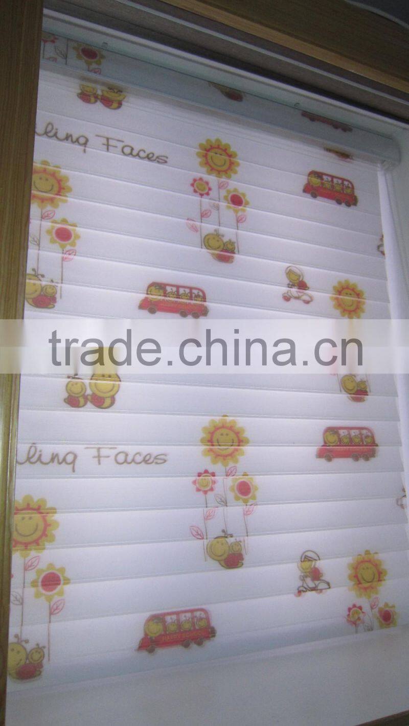 Wholesale 2016 Newest Morden American Style Printed Shangri-la Blinds Fabric