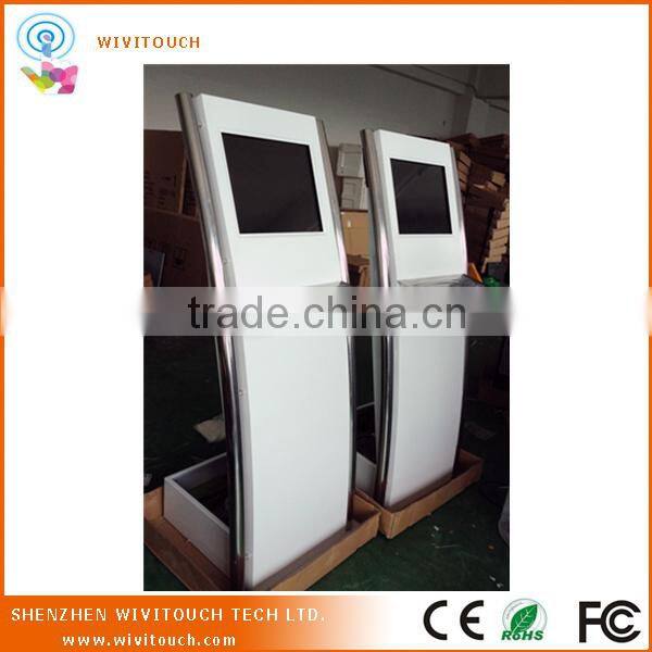 17"/19" wireless banking kiosk self service queuing machine