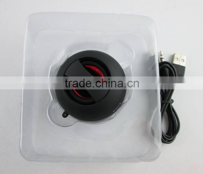 Wireless round mini bluetooth speakers and usb cable power bank with bluetooth speakers