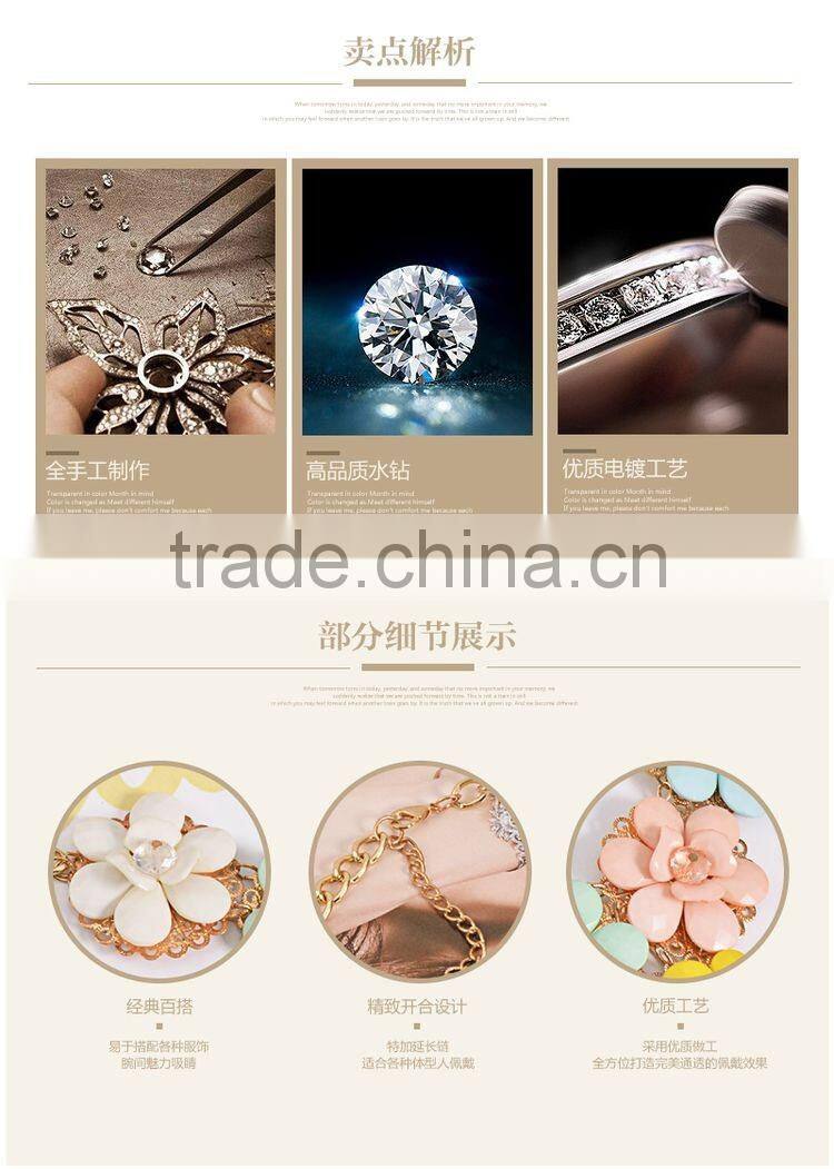 Bohemian Style Women's Resin Flower Choker Bib Statement Necklace Collar Chain Pendant