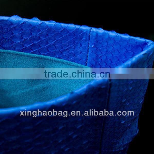 Custom high quality ladies purses and handbags genuine snake skin brand