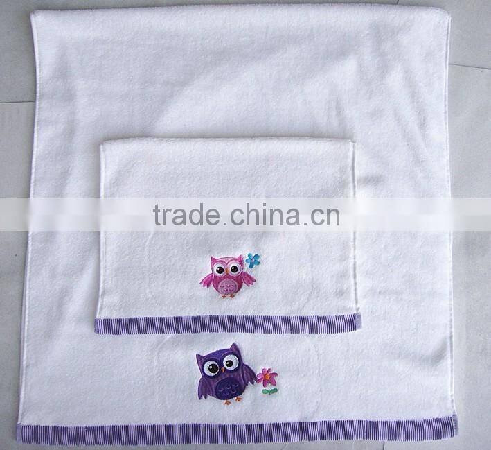 Factory Supply custom design 100% cotton towel factory for sale
