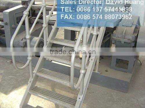 galvanized industrial steel staircase