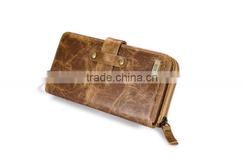 Icarer Genuine Leather Classical Clutch Wallet Bag MT-5508