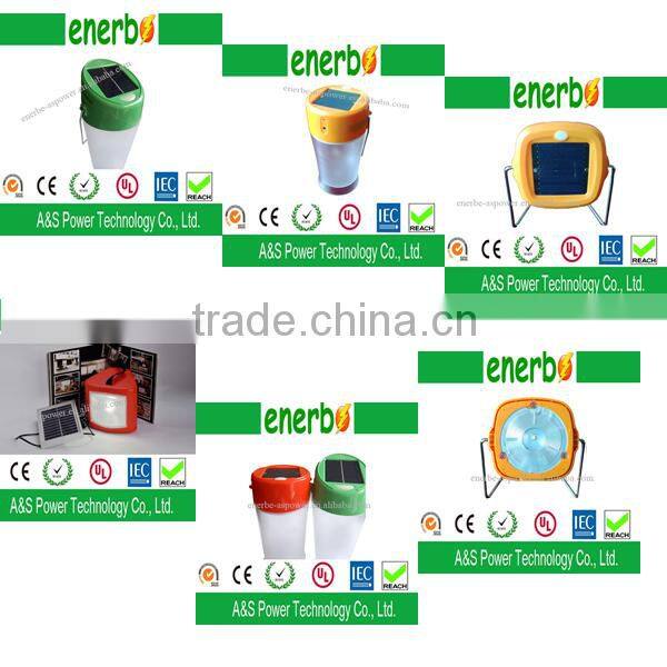 Solar Lantern with hand crank with solar panel