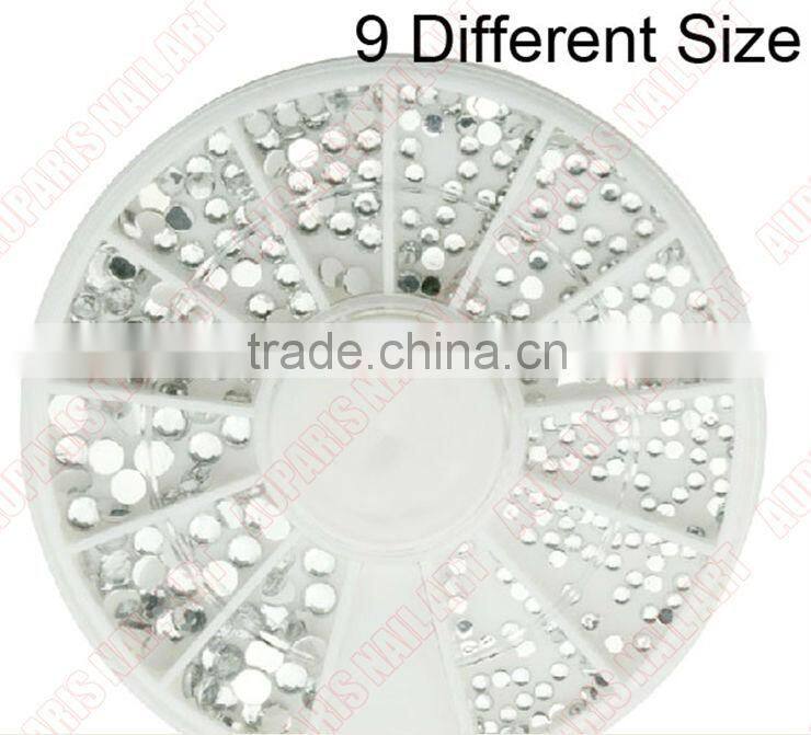 1.5mm/2mm/3mm/4mm/5mm nail art rhinestone wheel For Nail Decoration Wholesale 5915