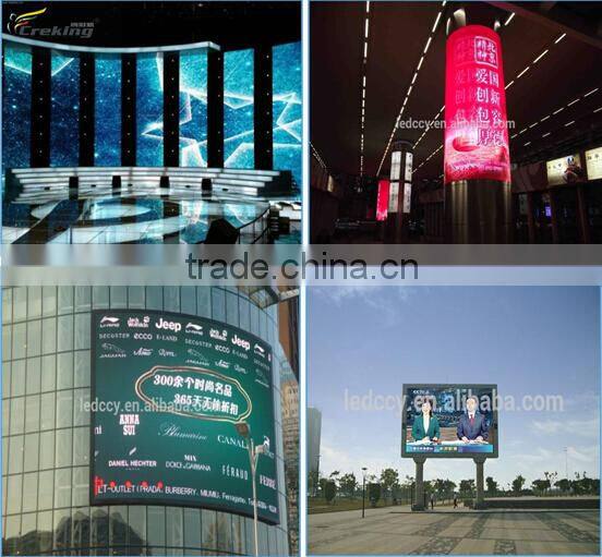 Shen Zhen Electronic P16 big curved led display outdoor/advertising screen wall