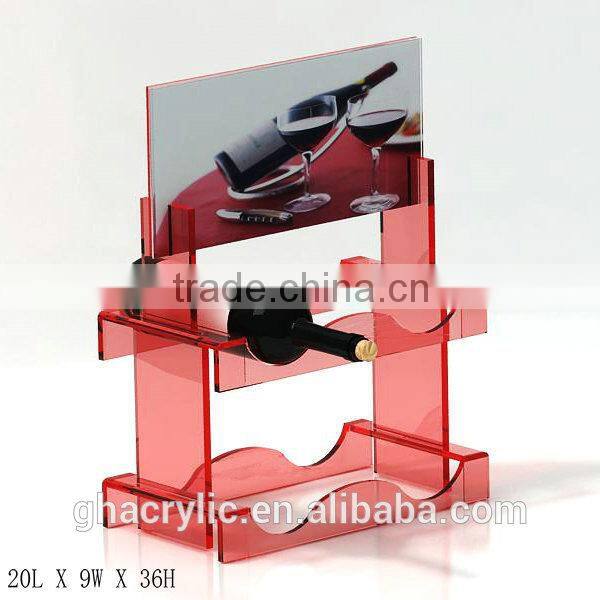 Durable and Elegant modern acrylic wine display rack,modern acrylic display rack