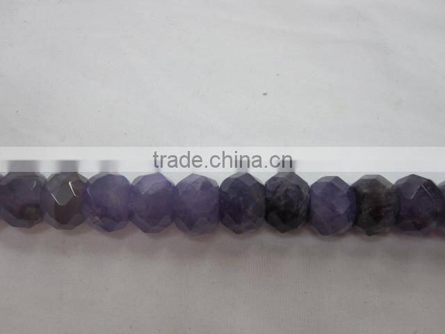 Charming Salable Faceted Amethyst Beads Jewelry Beads