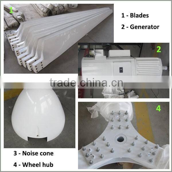 FACTORY! 380v 20KW wind turbine price for home farm, free energy generator, wind power generator