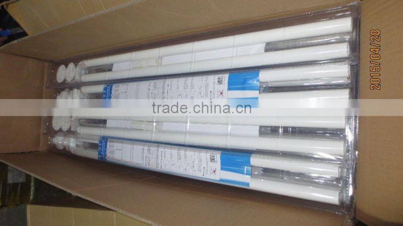 Aluminium bathroom shower curtain rod/Extension telescopic shower curtain pole